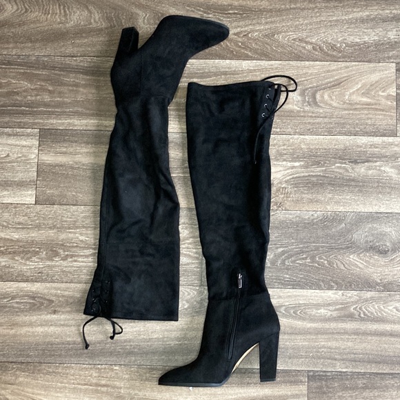 NWB Vince Camuto Boots Tapely Over the Knee Black Sz 9.5/10 - Picture 3 of 8